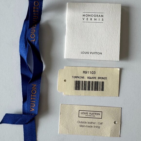 Louis Vuitton Bronze Monogram Vernis Tompkins Square Bag - EXCELLENT CONDITION - Picture 11 of 16